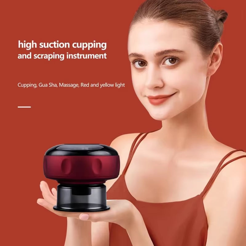 Electric Vacuum Suction Device, Body Scraping Massage, Smart Cupping, Back, Neck, Arm Massager