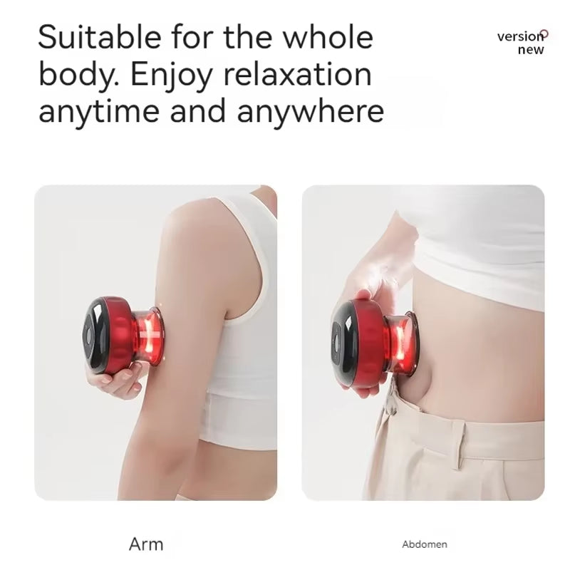 Electric Vacuum Suction Device, Body Scraping Massage, Smart Cupping, Back, Neck, Arm Massager