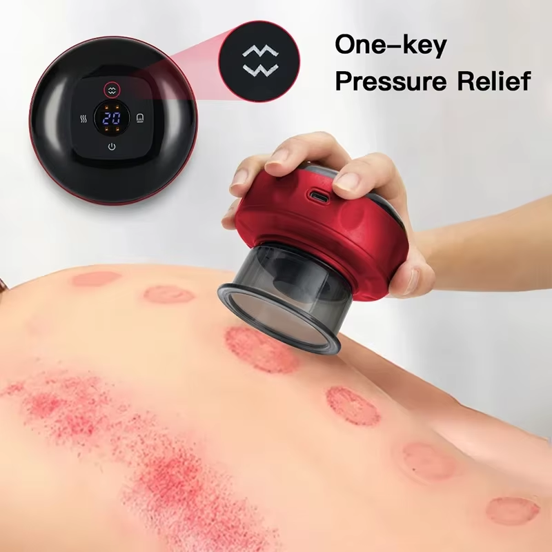 Electric Vacuum Suction Device, Body Scraping Massage, Smart Cupping, Back, Neck, Arm Massager